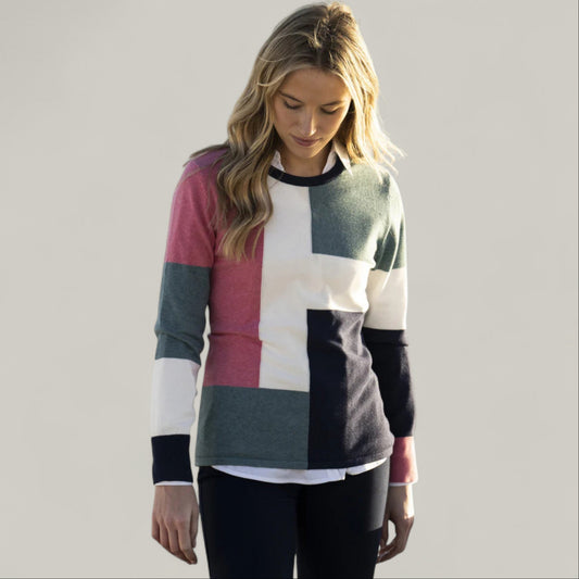 Marble - Colour Block Sweater