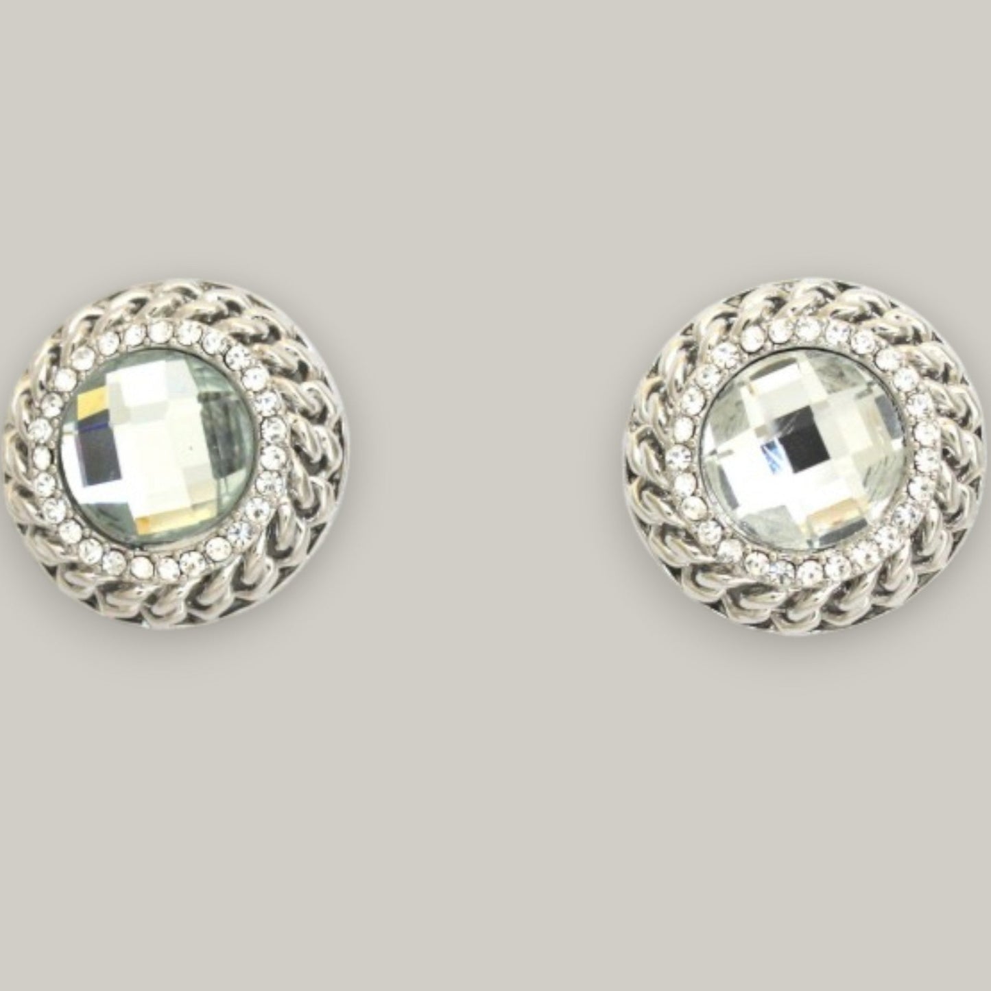 Evershine - Crystal Halo Stud Earrings