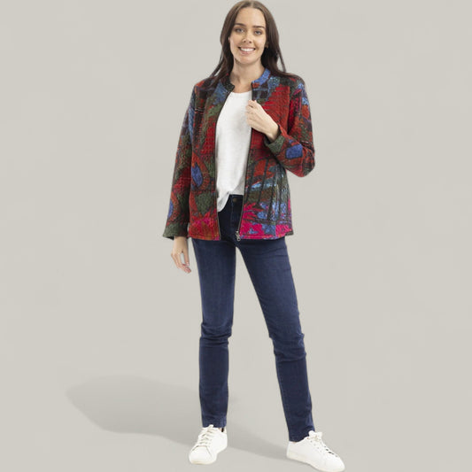 Orientique - Reversible Abstract Jacket