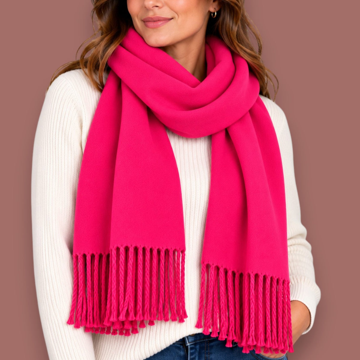 Audrey's - Soft Touch Classic Fringe Scarf
