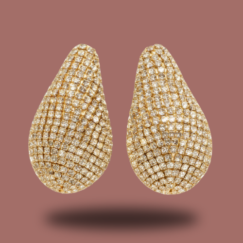 Audrey's - Radiant Teardrop Pavé Statement Earrings