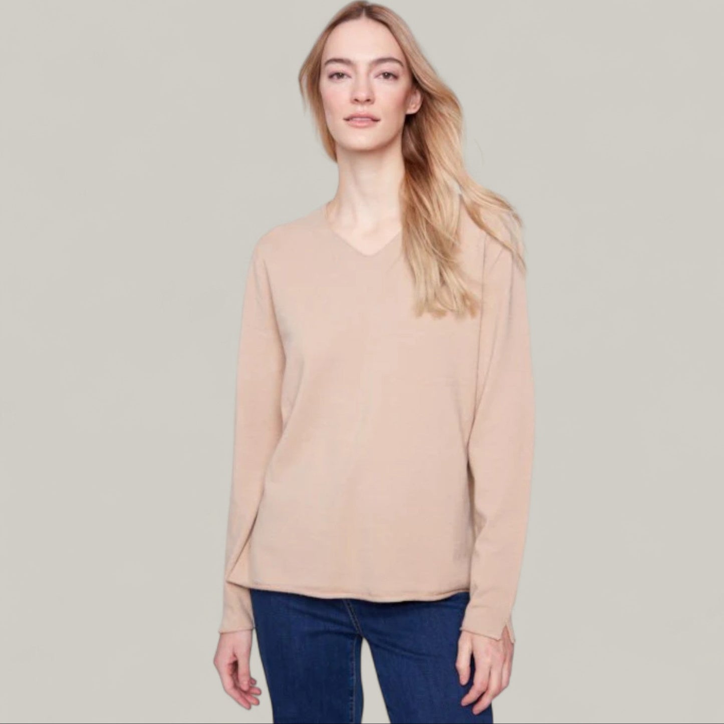 Charlie B - Basic V-Neck Sweater