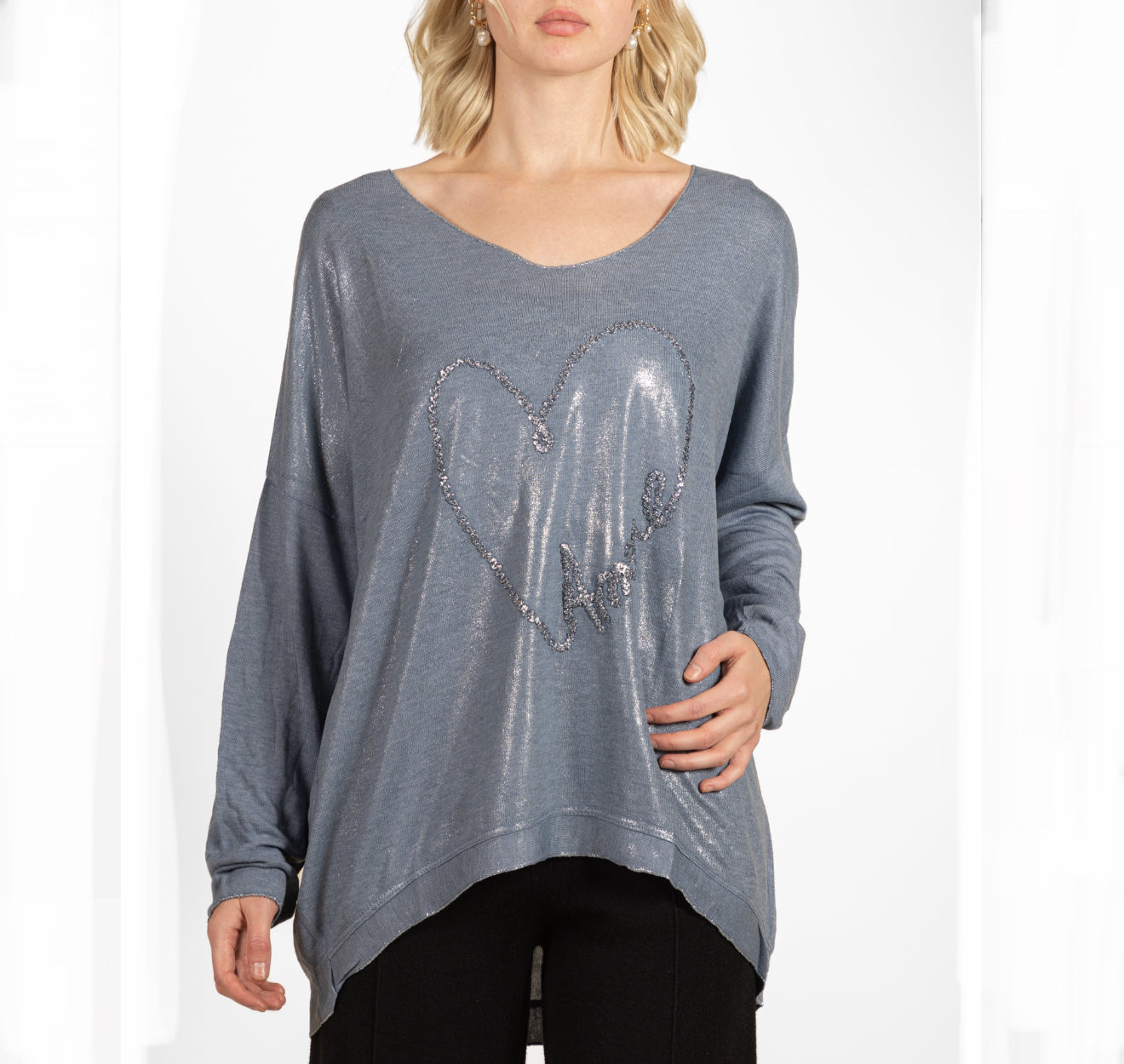 Ambra - Heart Signature Pullover Top