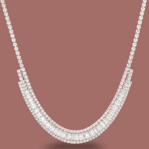 Audrey's - Crystal Elegance Statement Necklace
