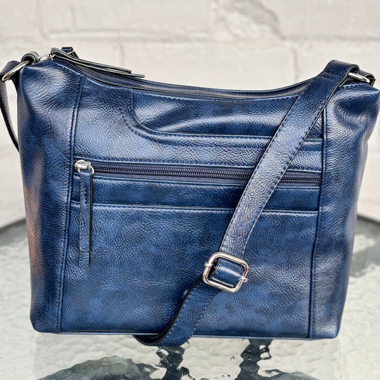 La Diva - Double Top Zip Closure Purse