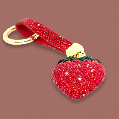 Audrey's - Strawberry Sparkle Purse Charm & Keychain