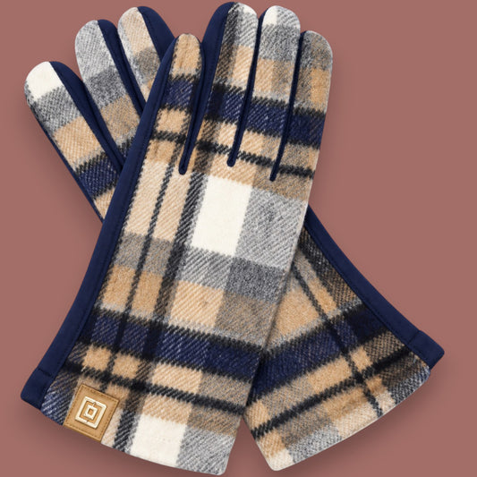 LC - Classic Plaid Winter Gloves