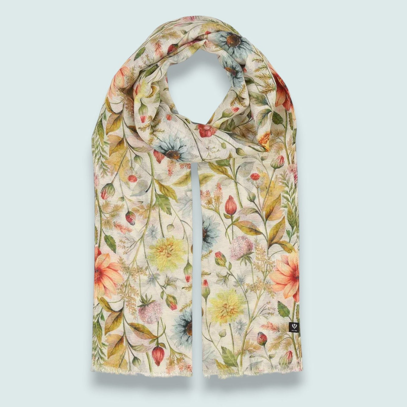 Fraas - Floral Print Scarf