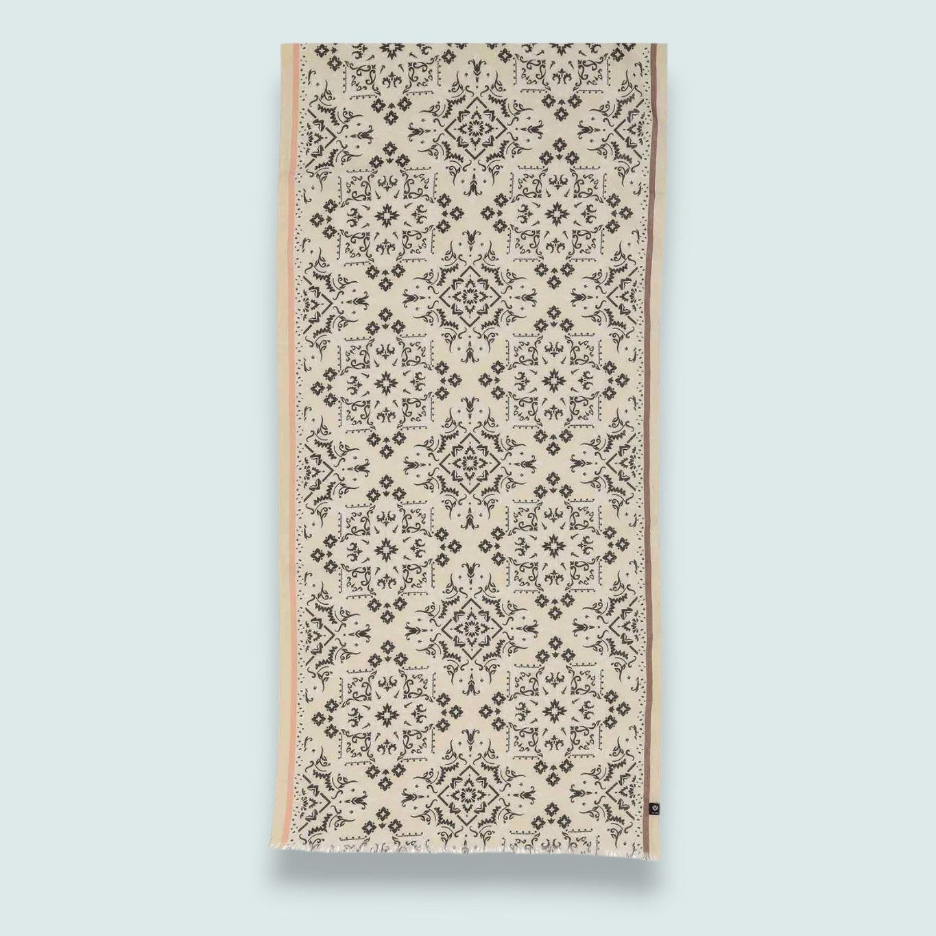 Fraas - Paisley Border Lightweight Scarf