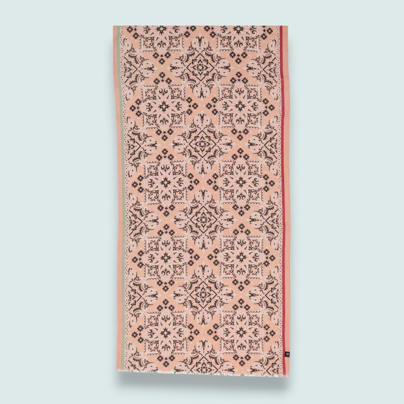 Fraas - Paisley Border Lightweight Scarf