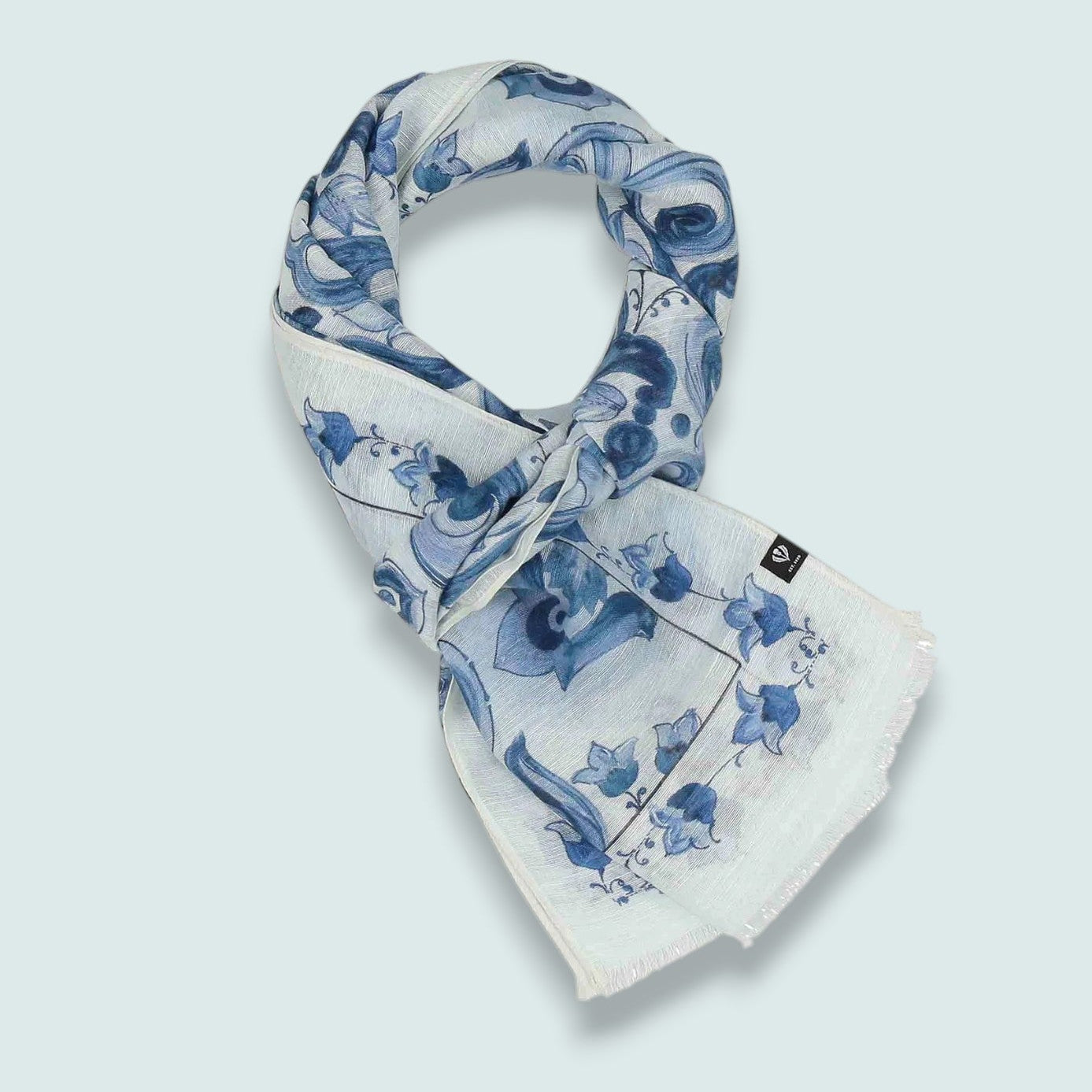 Fraas - Mosaic Hemp Blend Scarf