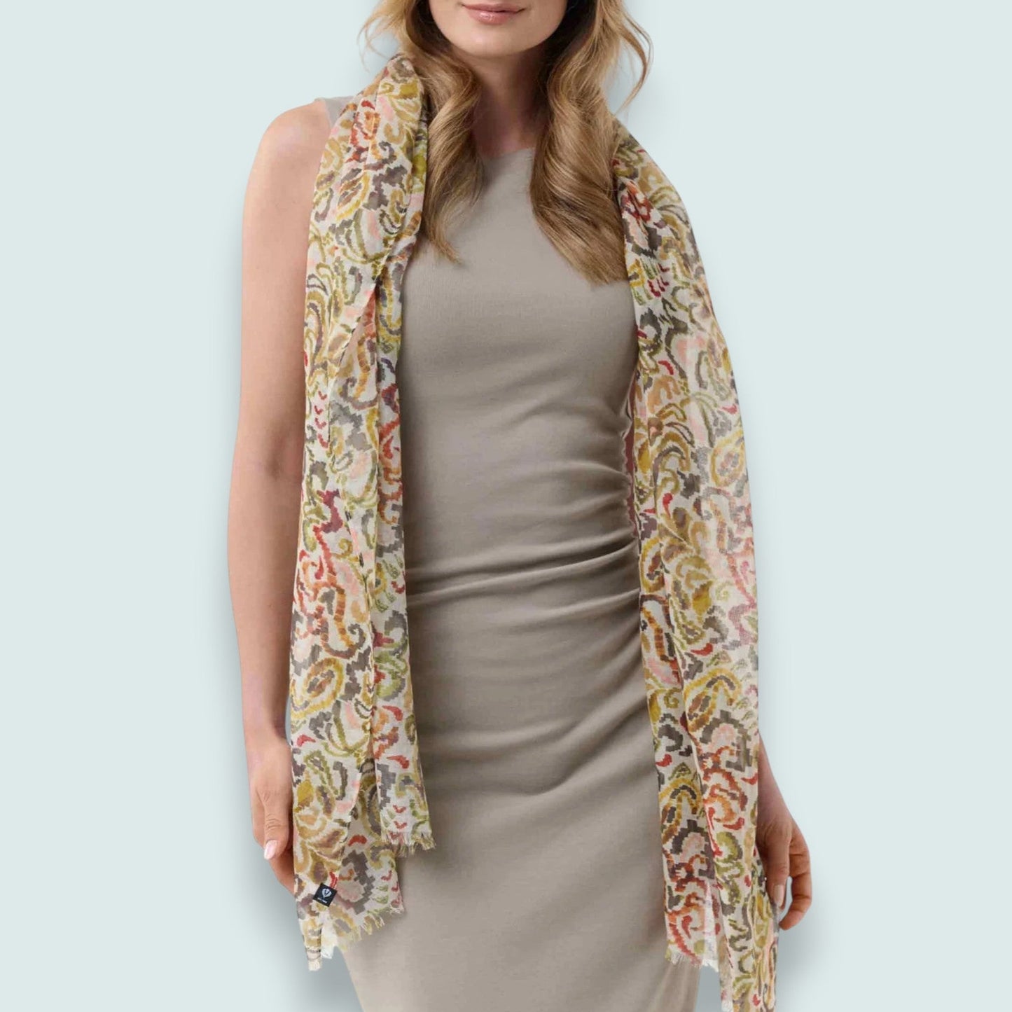 Fraas - Abstract Paisley Scarf
