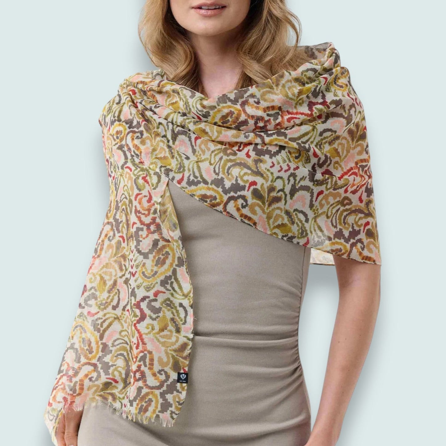 Fraas - Abstract Paisley Scarf