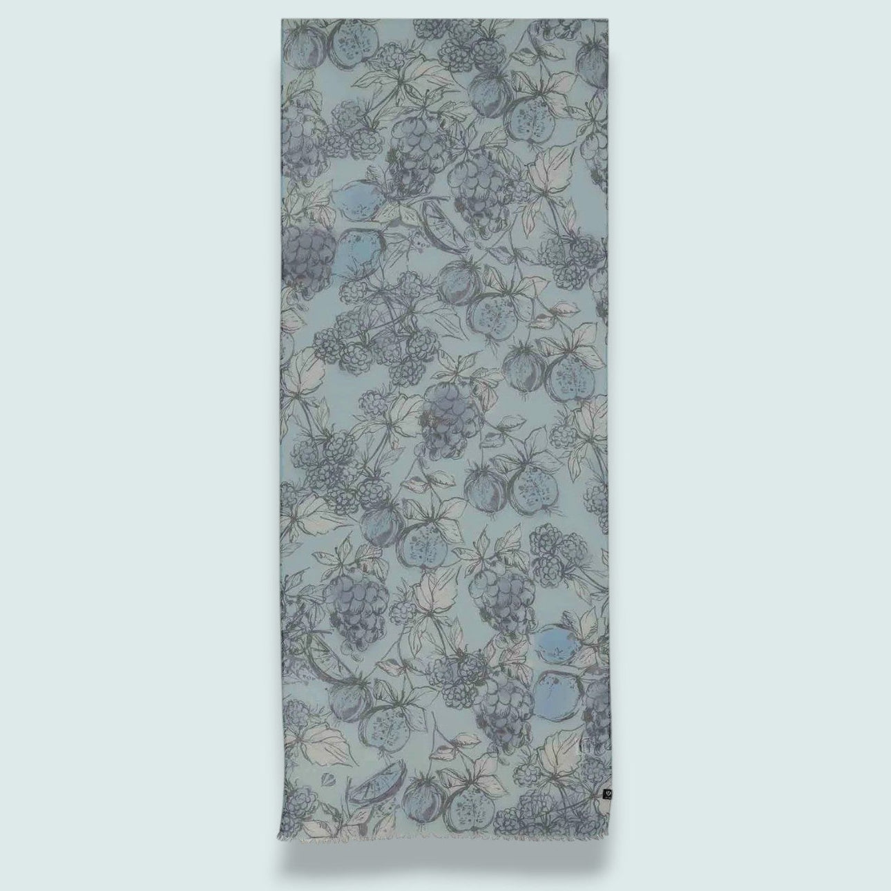 Fraas - Hand-Drawn Fruit Print Lightweight Scarf