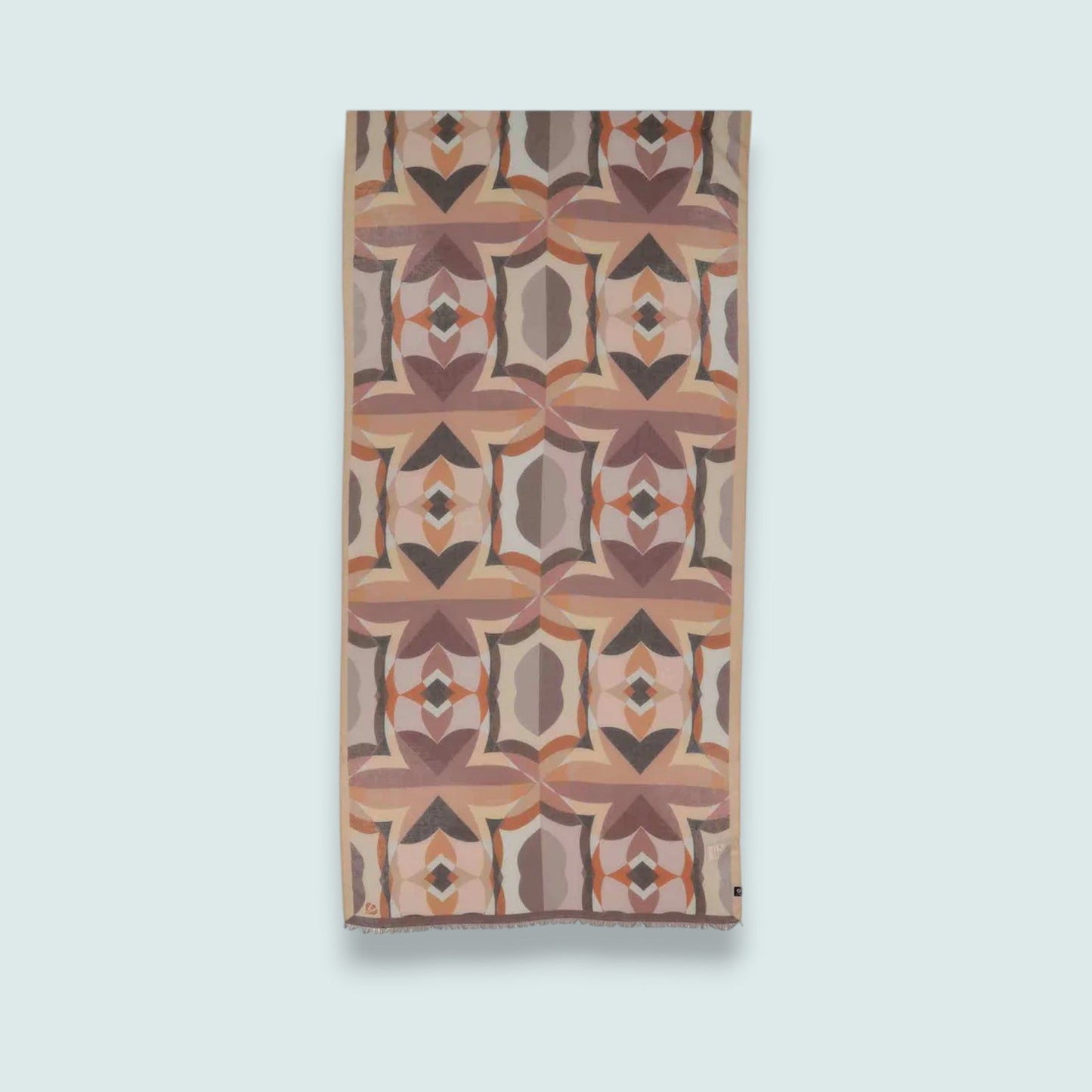 Fraas - Retro Geometric Print Lightweight Scarf