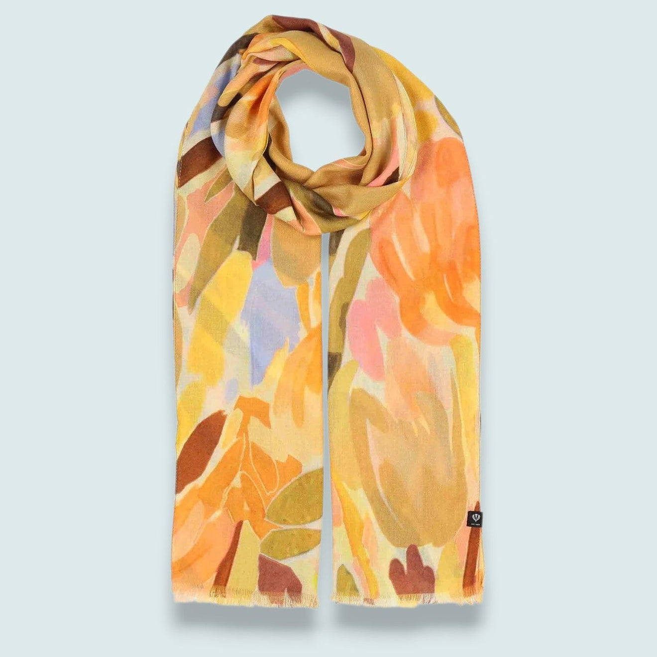 Fraas - Abstract Floral Lightweight Scarf