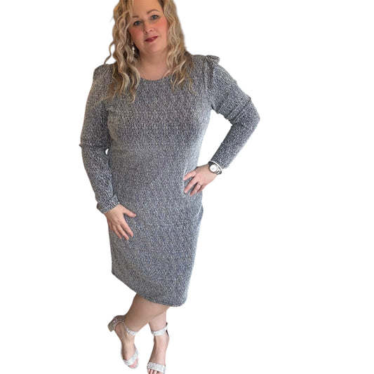 Soft Works - Shimmery Long Sleeve Dress