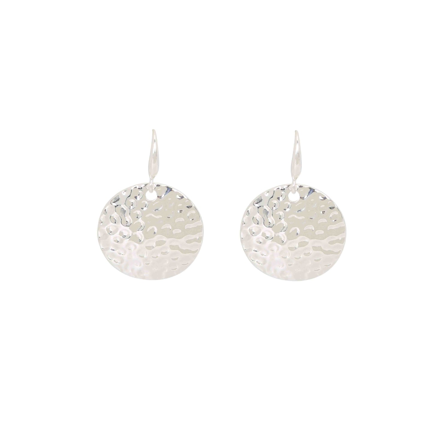 Merx - Hammered Circle Earrings