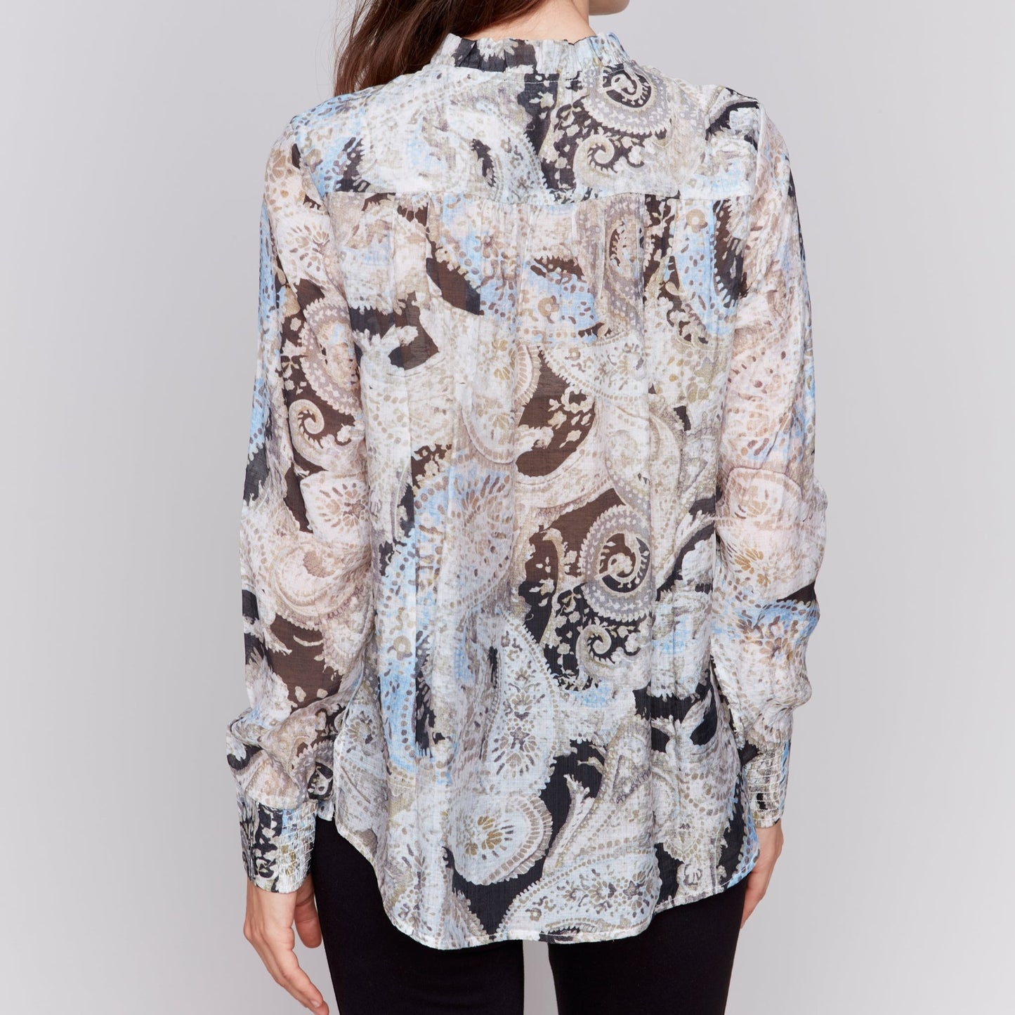 Charlie B - Printed Voile Blouse