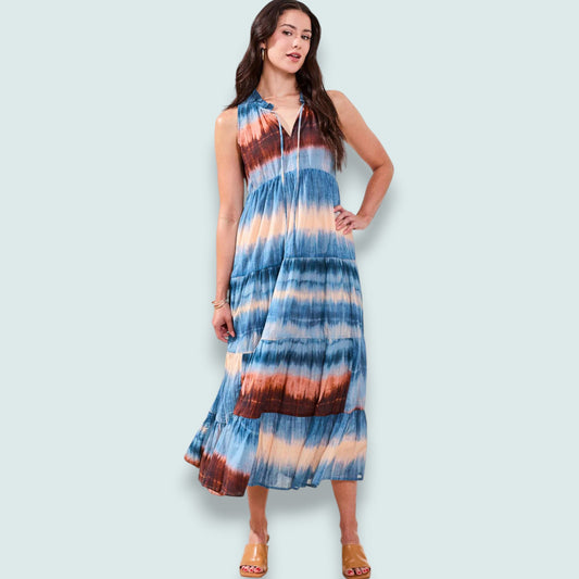 Tribal - Ombré Printed Maxi Dress