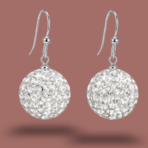 Audrey's - Crystal Radiance Pavé Stud Earrings