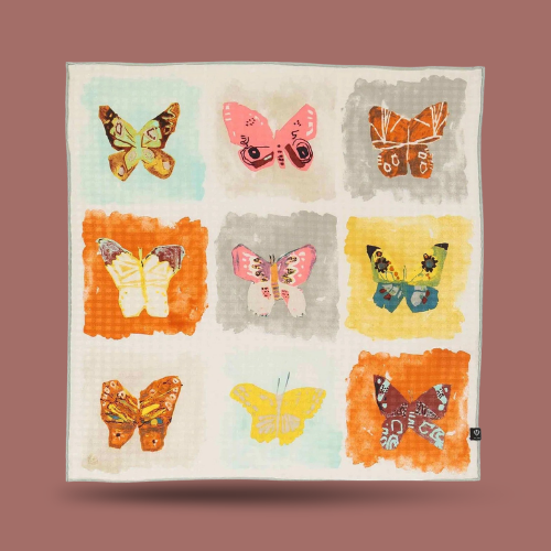 Fraas - Neck-Scarf With Butterfly Design