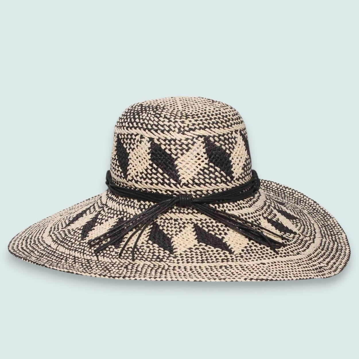 Loevenich - Large Bell Hat With Geometric Pattern