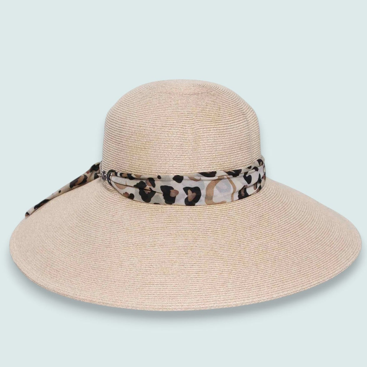 Loevenich - Large Bell Hat With Leopard Hatband