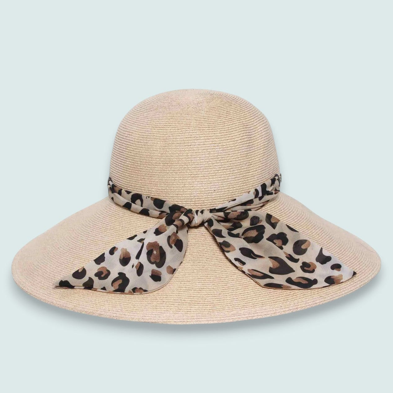 Loevenich - Large Bell Hat With Leopard Hatband