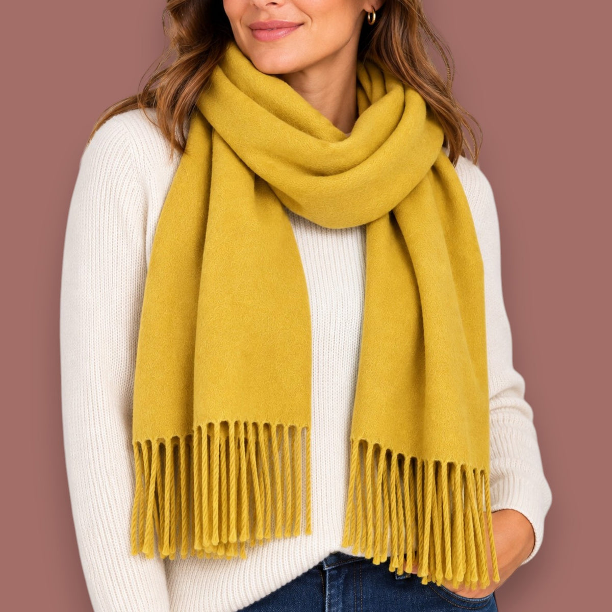 Audrey's - Soft & Cozy Fringe Scarf