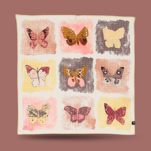 Fraas - Neck-Scarf With Butterfly Design