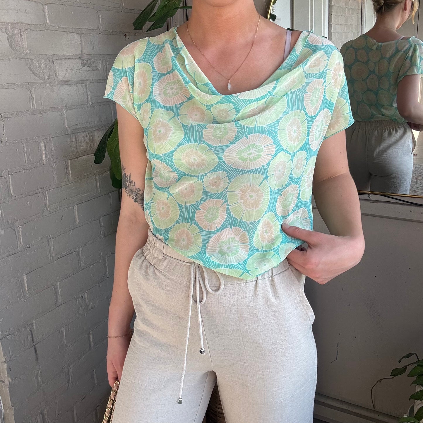 Deannafokes - Floral Print Blouse