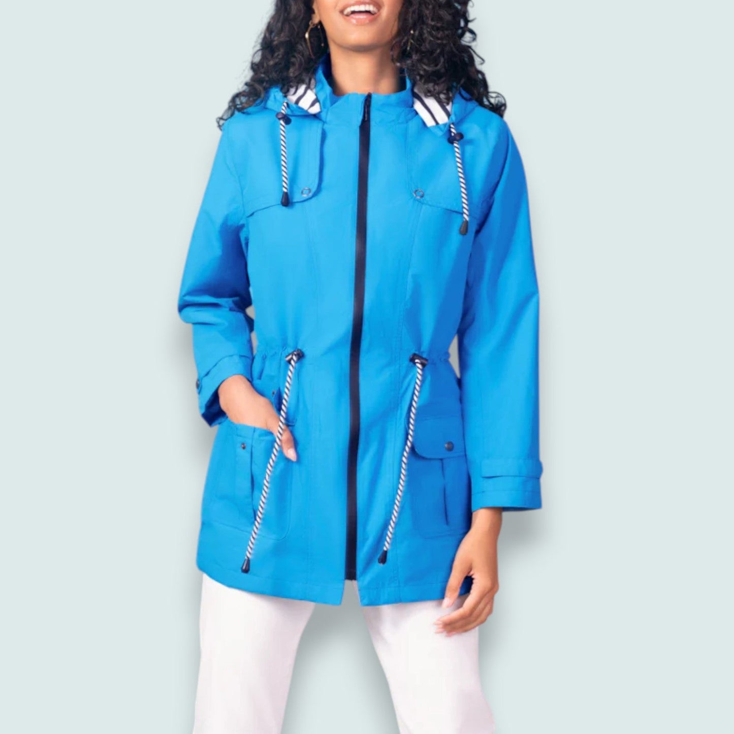 Alison Sheri - Hooded Waterproof Raincoat
