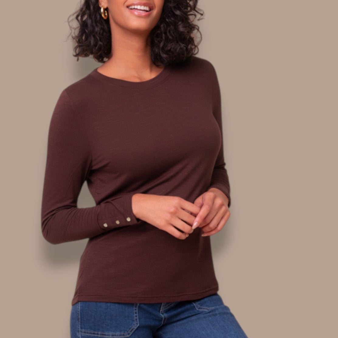 Alison Sheri - Classic Crew Neck Top