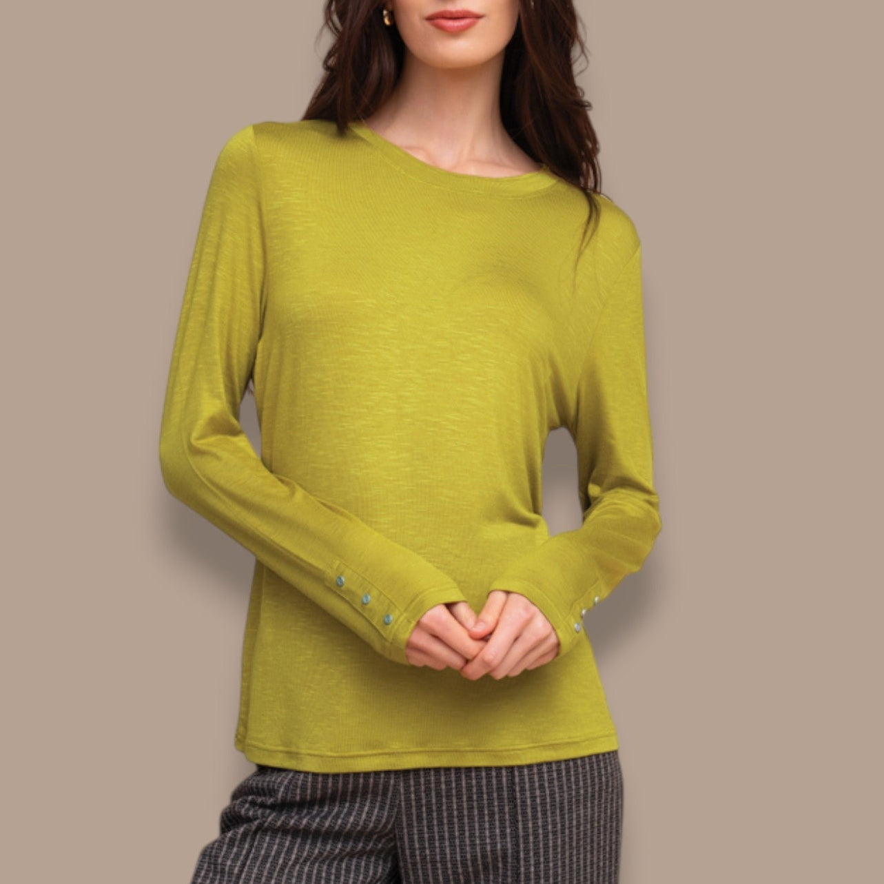 Alison Sheri - Classic Crew Neck Top