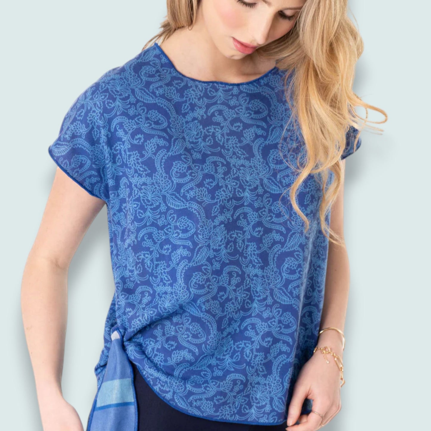 Trisha Tyler - Reversible Side Tie Top