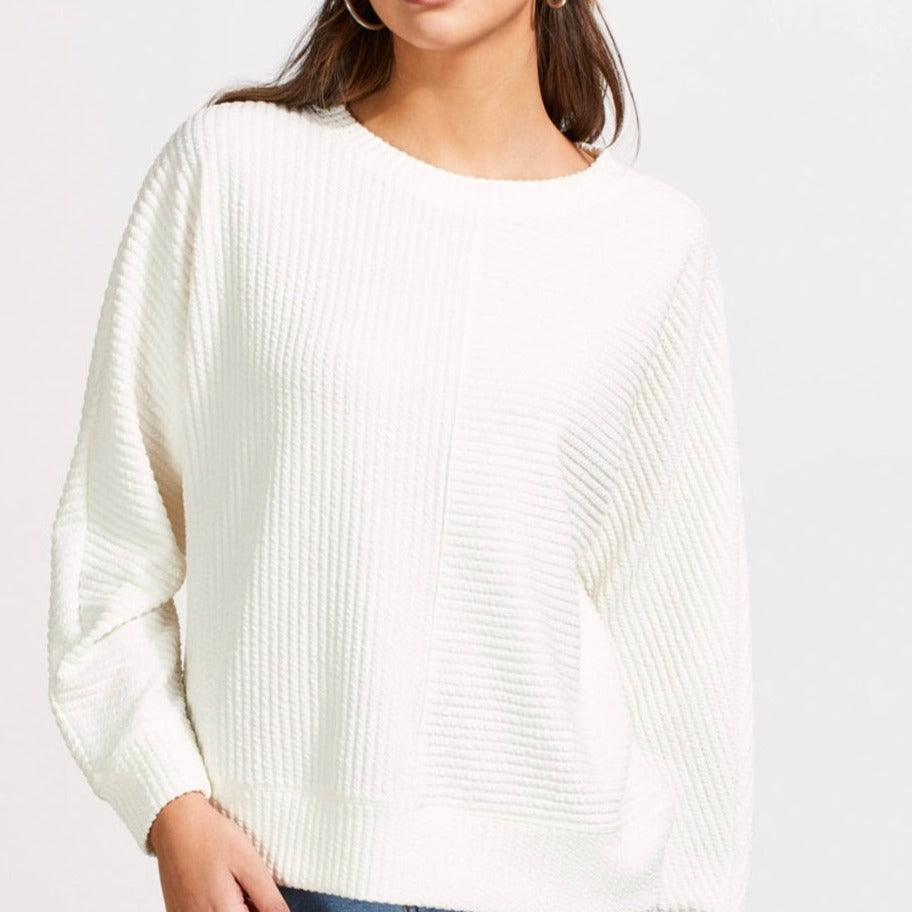 Tribal - Textured knit Dolman Sleeve Sweater