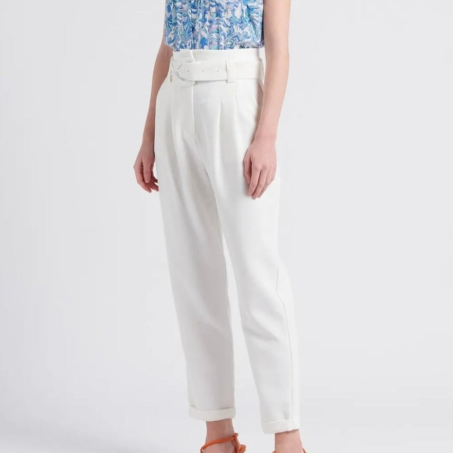 Suncoo - Wide Leg High Waisted Pants