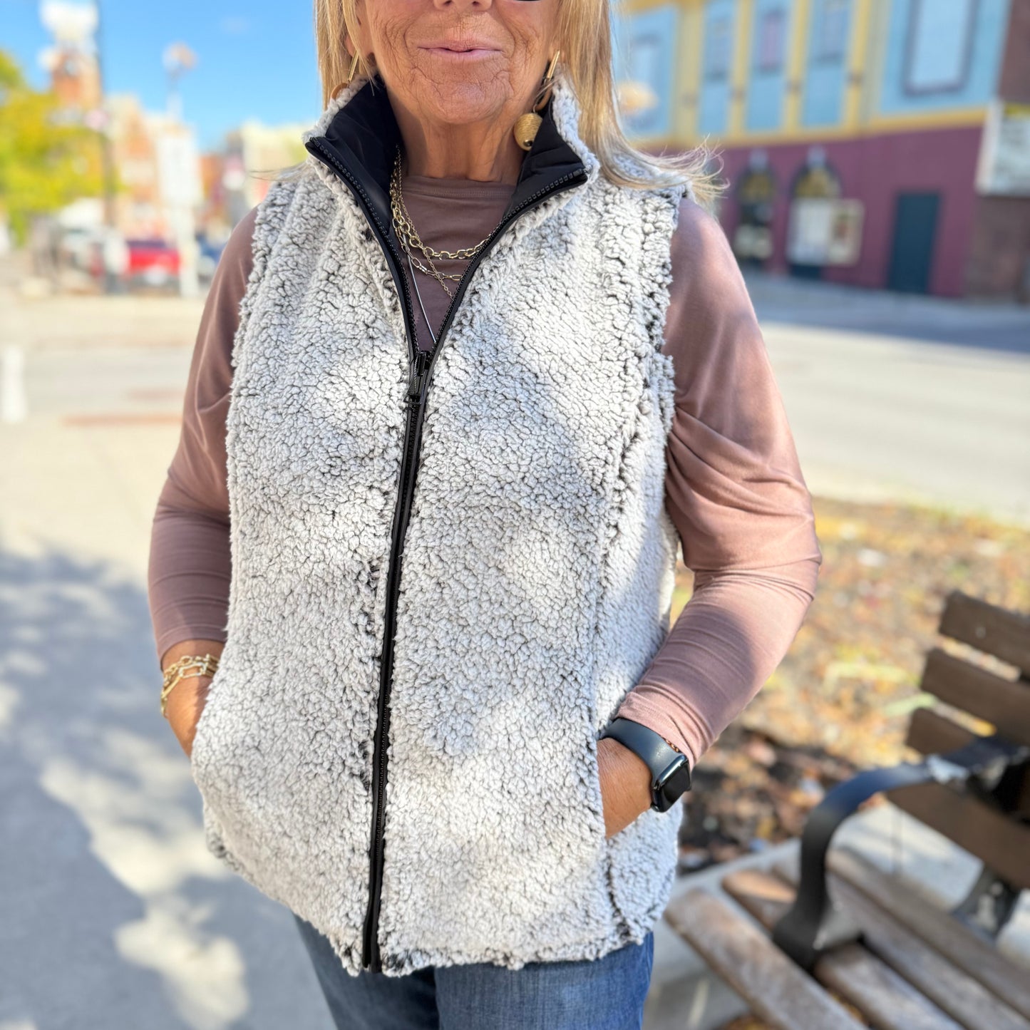 Moffi - Reversible Sherpa Vest