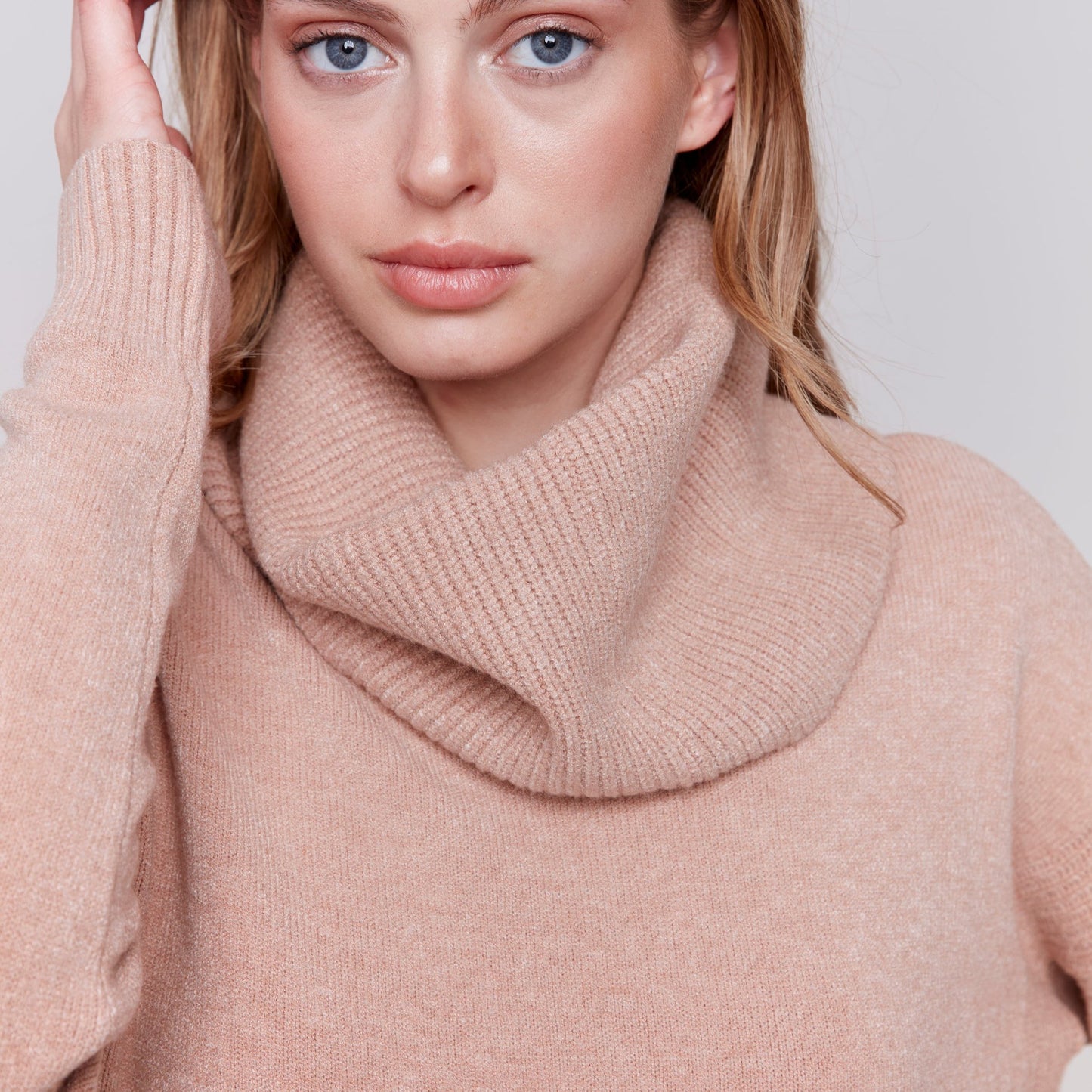 Charlie B - Sweater With Removable Scarf