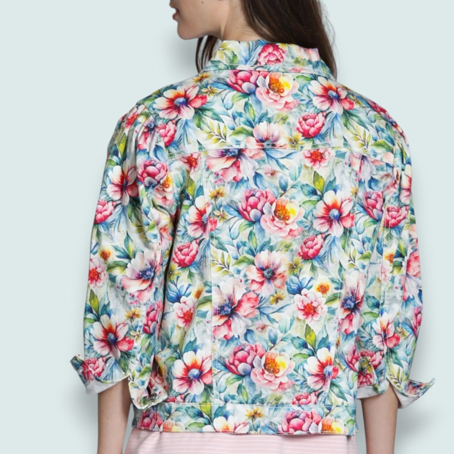 APNY - Printed Denim Jacket
