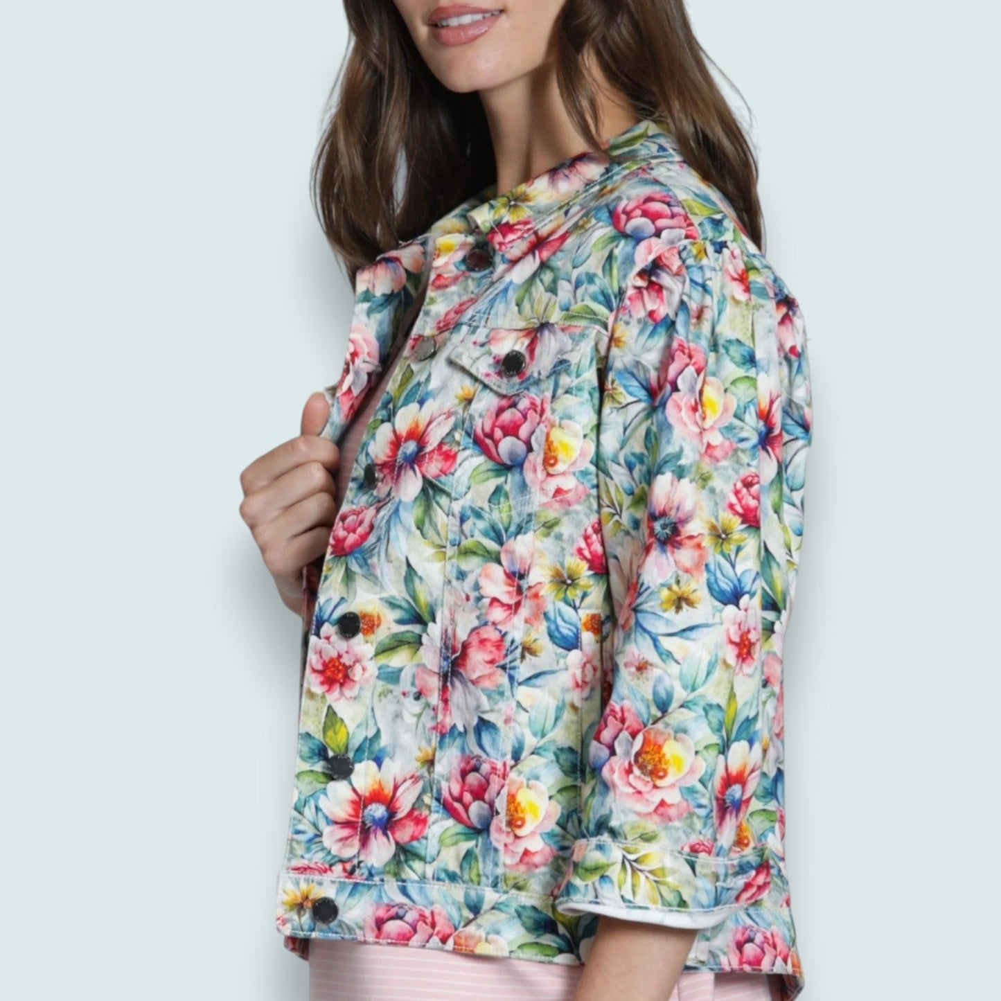 APNY - Printed Denim Jacket