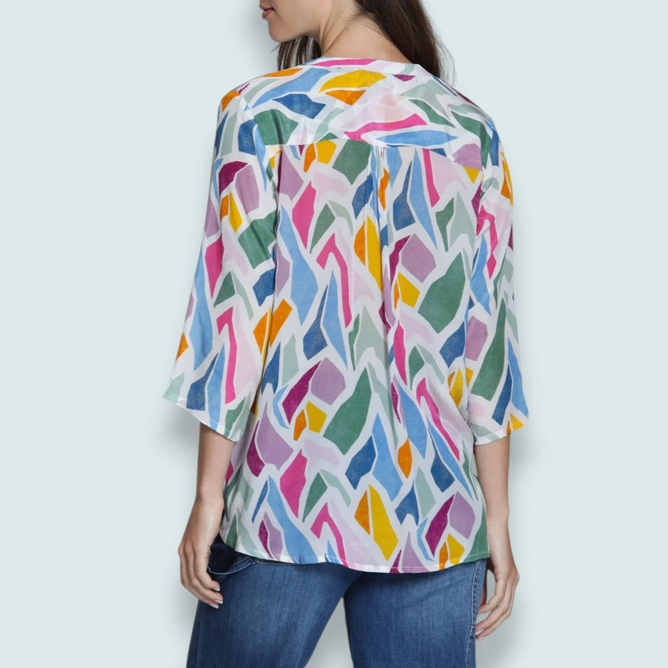 APNY - V-Neck Blouse With Tassel