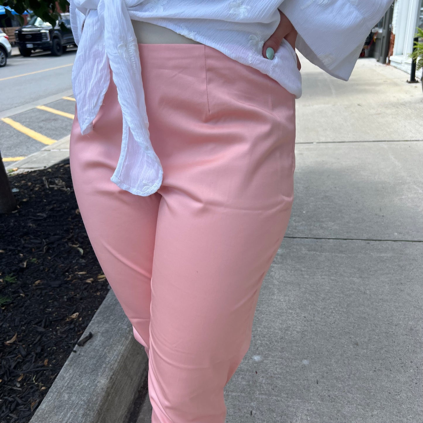 Deannafokes - Pink Ribbon Spiral Pants