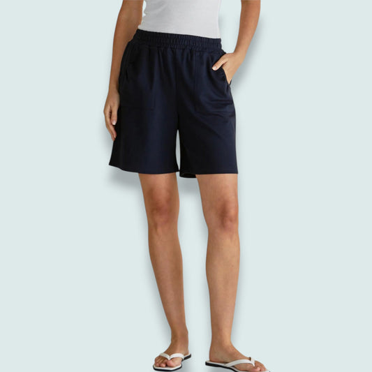 Betty Basics - Harvard Cotton Short