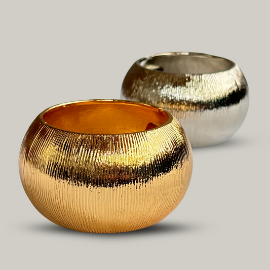 Fashion Jewelry - Textured Bangle Bracelet