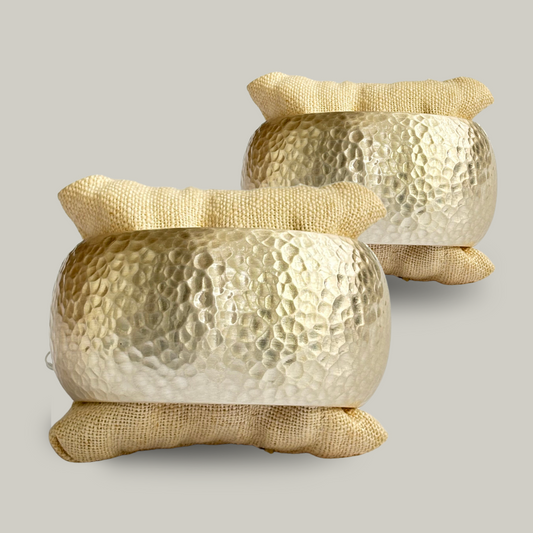 Fashion Jewelry - Pressed Textured Bangle Bracelet