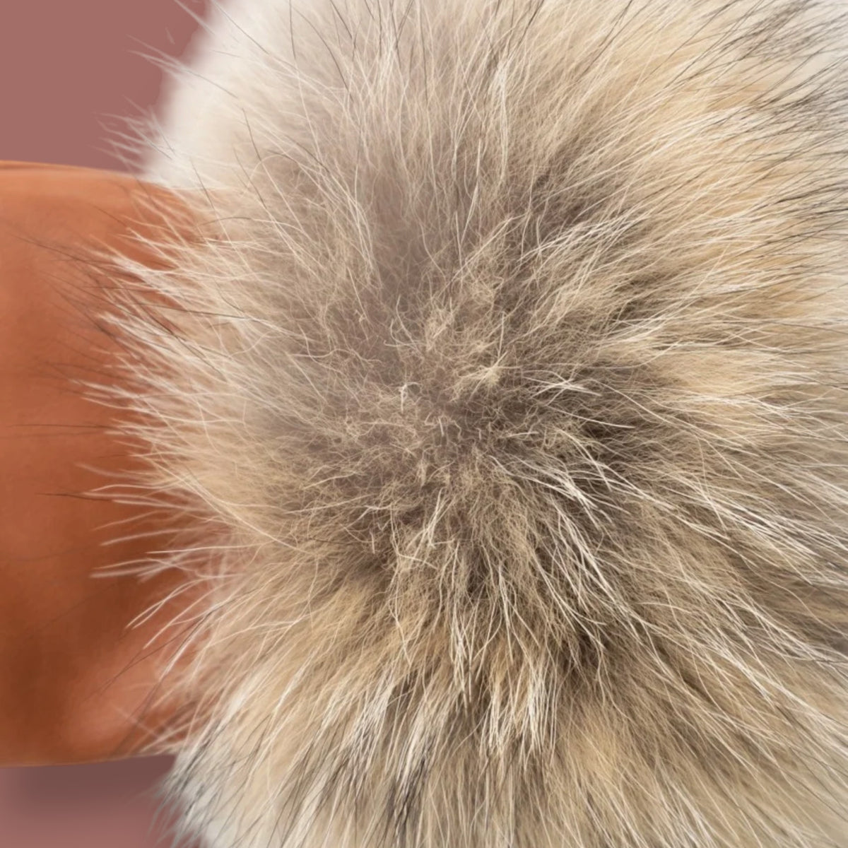 Brume - Victoria Fur Cuff Leather Mittens