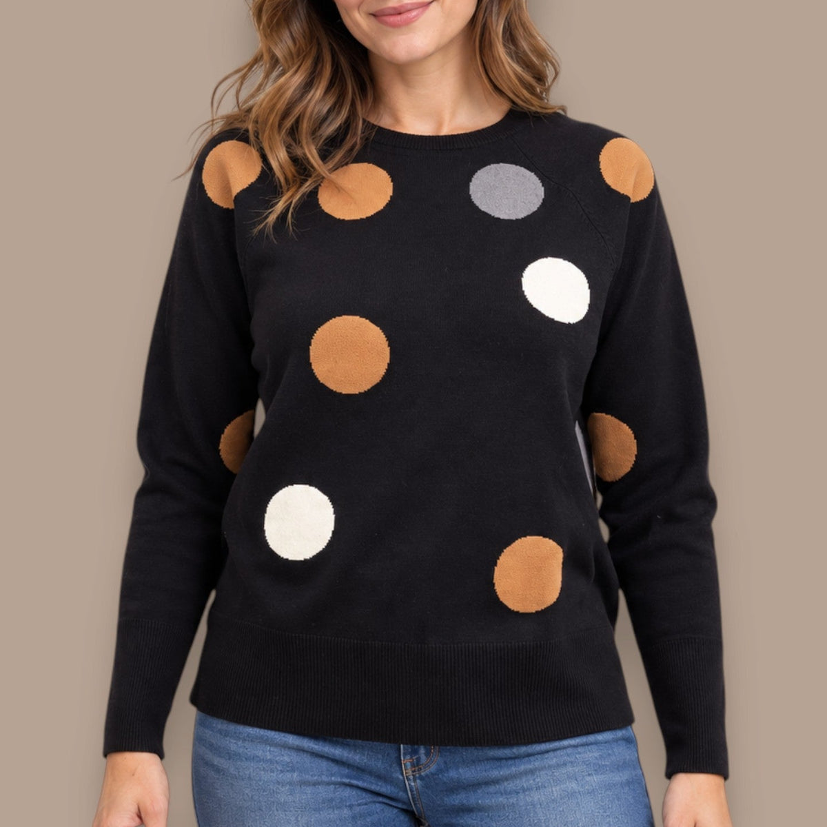 Sunday - Oversized Polka Dot Sweater