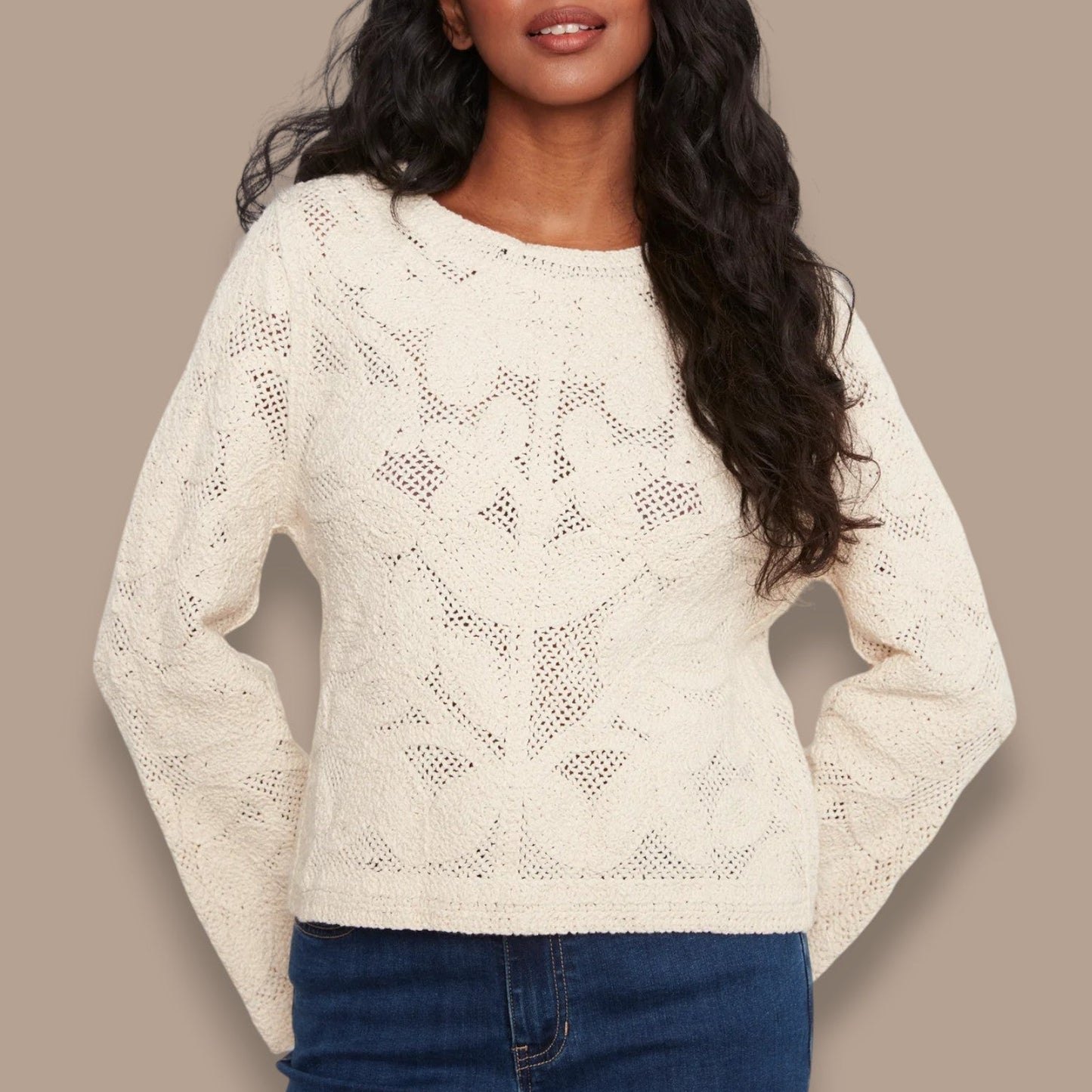 Charlie B - Reversible Button Crochet Sweater